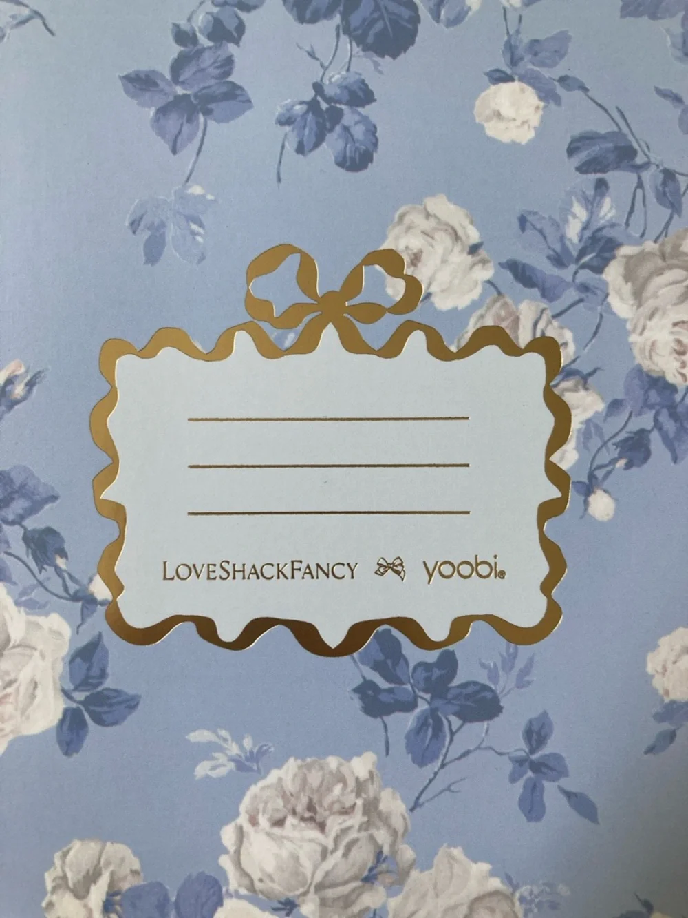 IN-HAND | LoveShackFancy x Target Yoobi Set of 2 Composition Notebooks